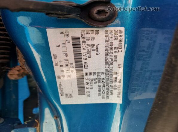 1FADP3F23HL201558 2017 FORD FOCUS Blue Вид підкапотного простору