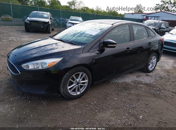 1FADP3F24GL404215 2016 FORD FOCUS Black Vista tres cuartos delantera izquierda