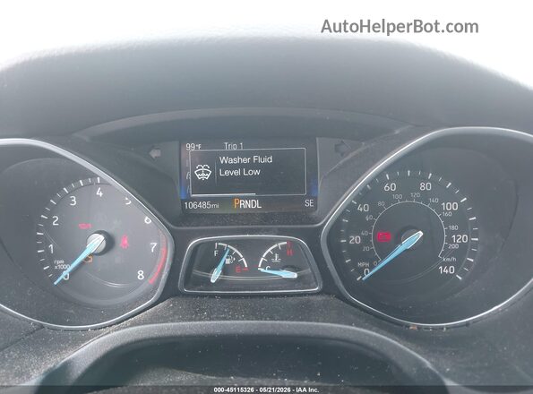 1FADP3F24HL335544 2017 FORD FOCUS Silver Հետևի նստատեղերի տեսք