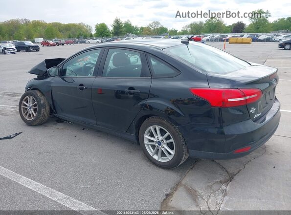 1FADP3F24JL327515 2018 FORD FOCUS Black Tył lewy