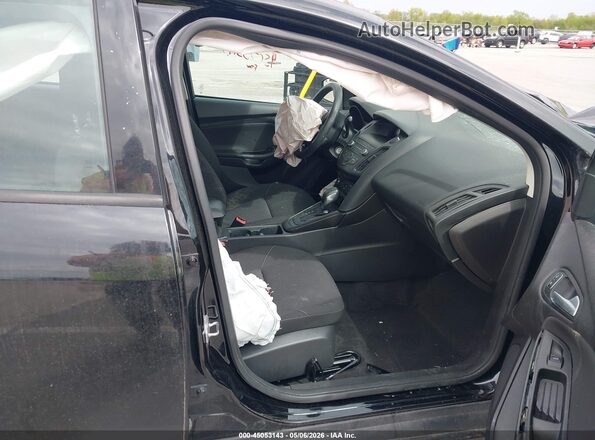 1FADP3F24JL327515 2018 FORD FOCUS Black Widok wnętrza z przodu