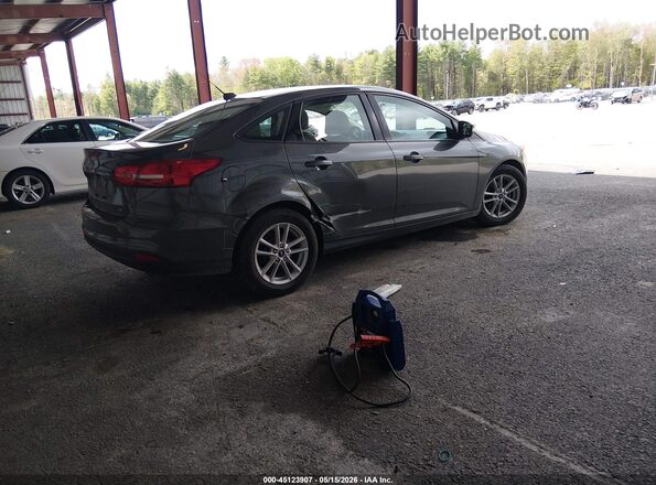 1FADP3F25HL269702 2017 FORD FOCUS Серый Задняя правая четверть