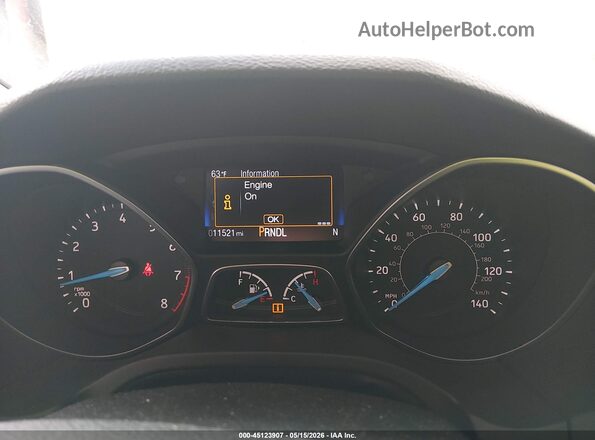 1FADP3F25HL269702 2017 FORD FOCUS Серый Вид задних сидений