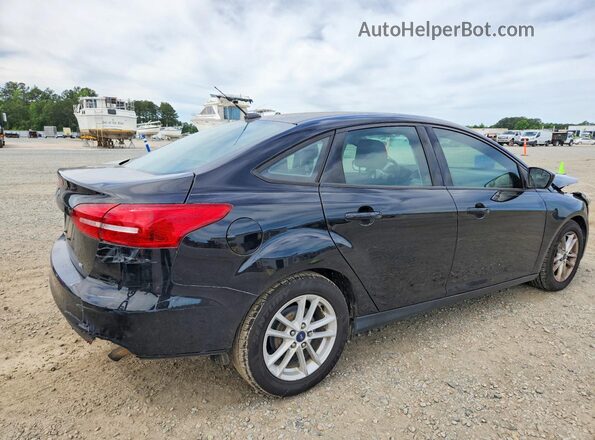 1FADP3F25JL298932 2018 FORD FOCUS Black Trasero derecho