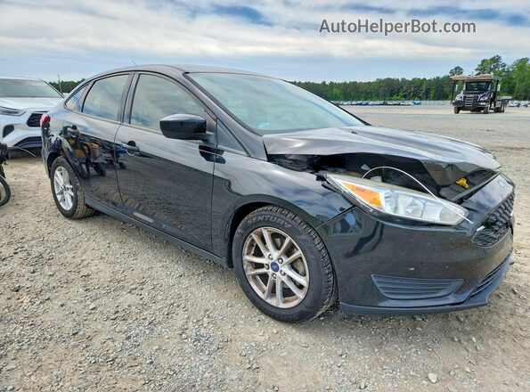 1FADP3F25JL298932 2018 FORD FOCUS Black Delantero derecho