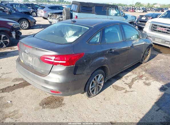 1FADP3F25JL306897 2018 FORD FOCUS Gray Trasero derecho