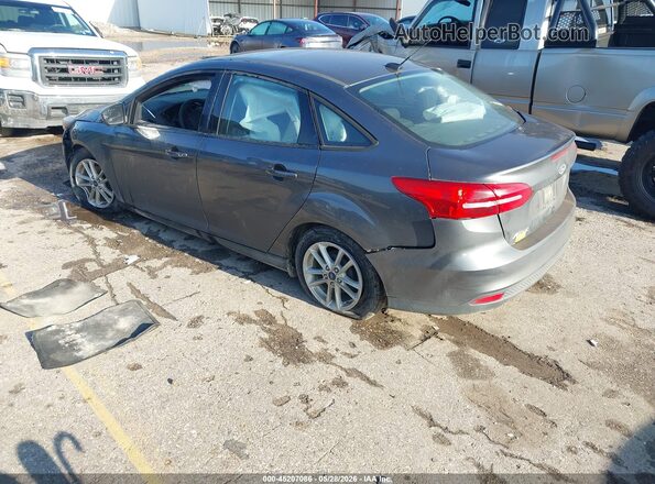 1FADP3F25JL306897 2018 FORD FOCUS Gray Trasero izquierdo
