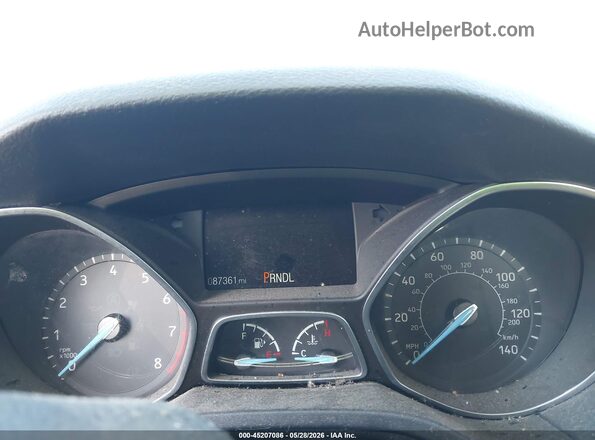 1FADP3F25JL306897 2018 FORD FOCUS Gray Vista de los asientos traseros