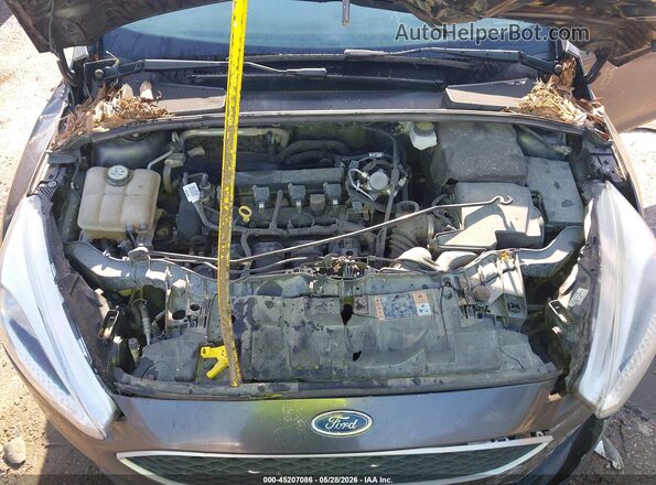 1FADP3F25JL306897 2018 FORD FOCUS Gray Vista trasera