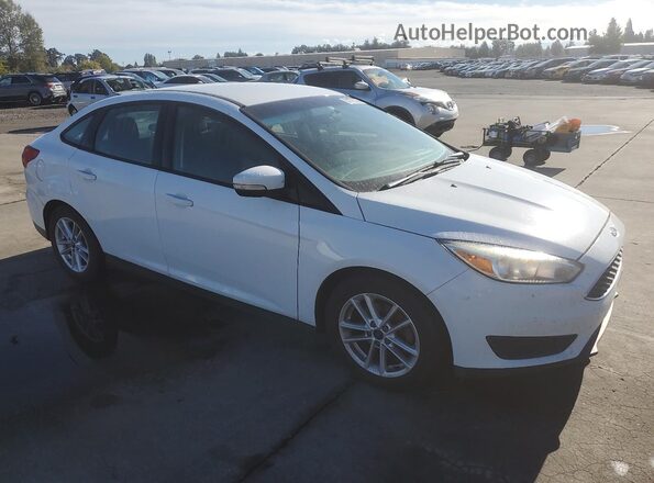 1FADP3F26GL373503 2016 FORD FOCUS Белый Передняя правая четверть
