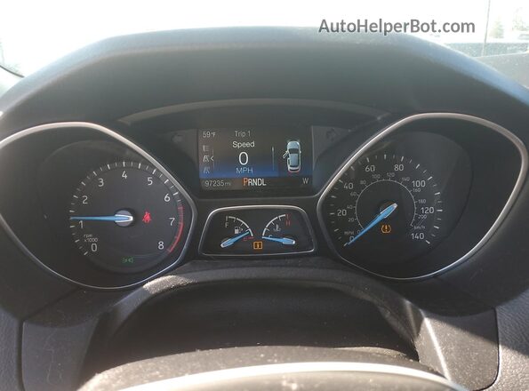 1FADP3F26GL373503 2016 FORD FOCUS Белый Вид щитка приборов