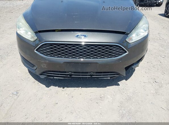 1FADP3F26JL272890 2018 FORD FOCUS Gray Widok z przodu