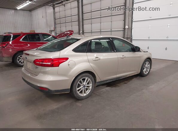 1FADP3F26JL328441 2018 FORD FOCUS Tan Rear right
