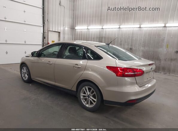 1FADP3F26JL328441 2018 FORD FOCUS Tan Rear left