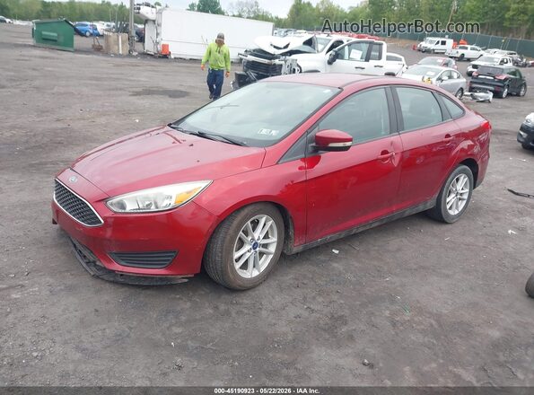 1FADP3F27HL336249 2017 FORD FOCUS Red Առջևի ձախ երեք քառորդ տեսարան