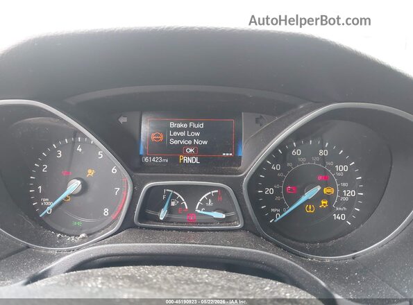 1FADP3F27HL336249 2017 FORD FOCUS Red Հետևի նստատեղերի տեսք