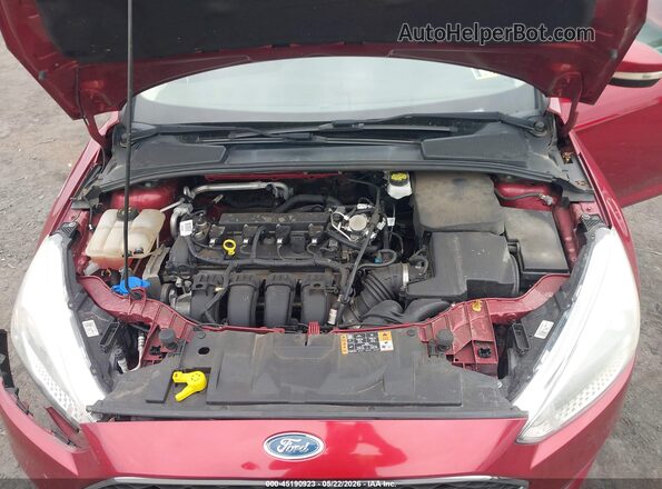 1FADP3F27HL336249 2017 FORD FOCUS Red Հետևի տեսք