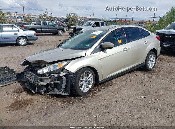 1FADP3F27JL217641 2018 FORD FOCUS Gold Передня ліва чверть