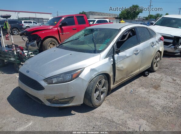 1FADP3F27JL259629 2018 FORD FOCUS Silver Front left