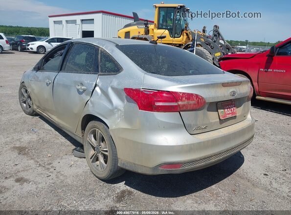 1FADP3F27JL259629 2018 FORD FOCUS Silver Rear left