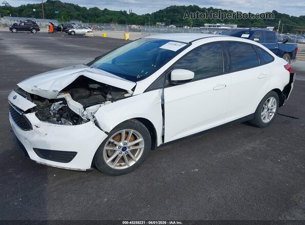 1FADP3F27JL269786 2018 FORD FOCUS White წინა მარცხენა ხედი სამი მეოთხედიდან