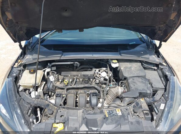 1FADP3F27JL307078 2018 FORD FOCUS Black Rear view