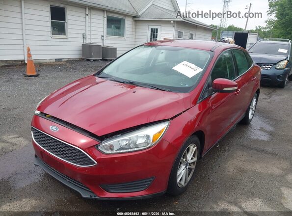 1FADP3F28HL204018 2017 FORD FOCUS Red 