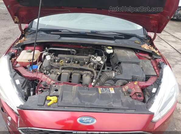 1FADP3F28HL204018 2017 FORD FOCUS Red 