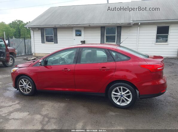 1FADP3F28HL204018 2017 FORD FOCUS Red 
