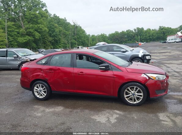 1FADP3F28HL204018 2017 FORD FOCUS Red 