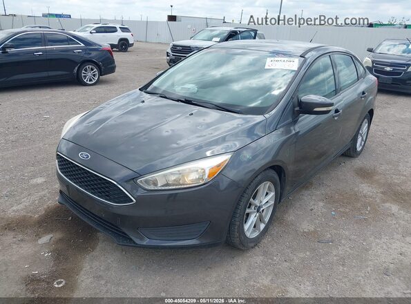 1FADP3F28HL320058 2017 FORD FOCUS Gray Առջևի ձախ երեք քառորդ տեսարան