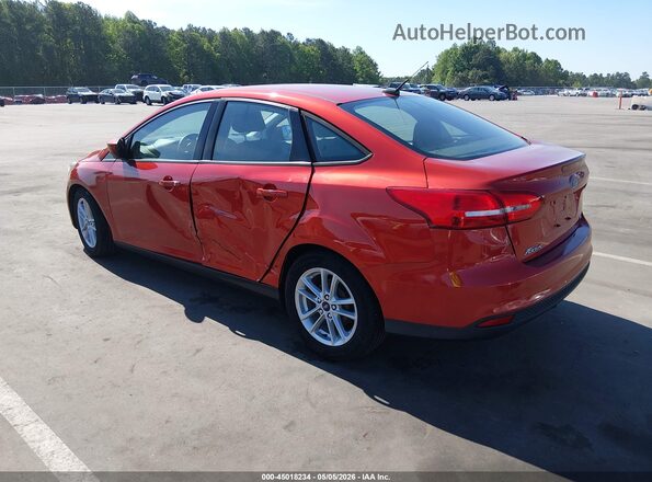 1FADP3F28JL285320 2018 FORD FOCUS Оранжевый Задняя левая четверть