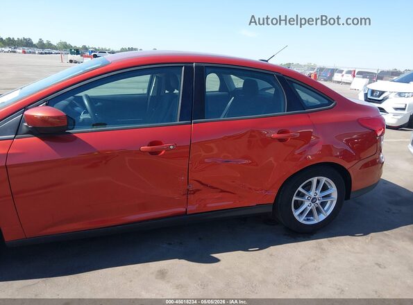 1FADP3F28JL285320 2018 FORD FOCUS Оранжевый Вид спереди