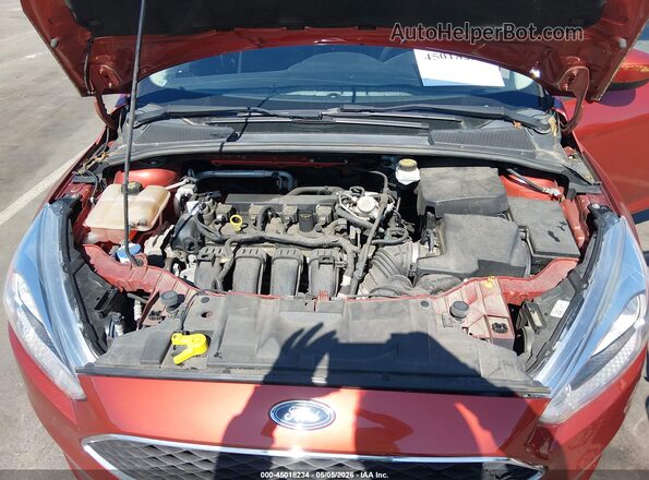 1FADP3F28JL285320 2018 FORD FOCUS Оранжевый Вид сзади