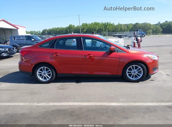 1FADP3F28JL285320 2018 FORD FOCUS Оранжевый Вид задней части салона