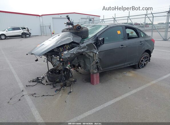 1FADP3F29GL212532 2016 FORD FOCUS Gray Առջևի ձախ երեք քառորդ տեսարան