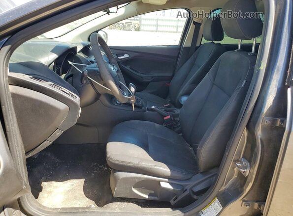 1FADP3F29GL387900 2016 FORD FOCUS Charcoal Вид салону спереду