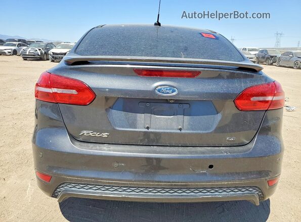 1FADP3F29GL387900 2016 FORD FOCUS Charcoal Вид ззаду