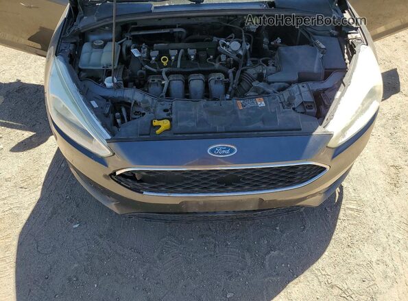 1FADP3F29GL387900 2016 FORD FOCUS Charcoal Вид задньої частини салону