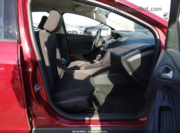1FADP3F29HL303950 2017 FORD FOCUS Maroon Vista interior delantera