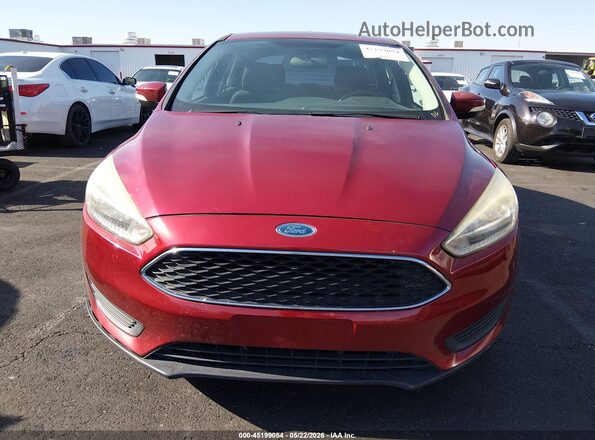 1FADP3F29HL303950 2017 FORD FOCUS Maroon Vista frontal