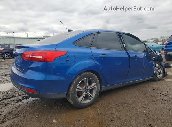 1FADP3F29JL268476 2018 FORD FOCUS Blue Задня права чверть