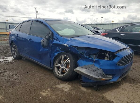 1FADP3F29JL268476 2018 FORD FOCUS Blue Передня права чверть