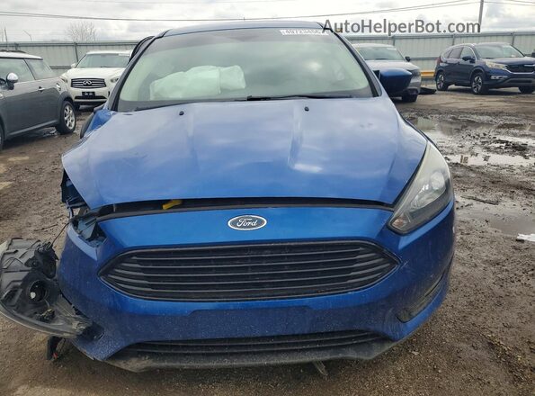 1FADP3F29JL268476 2018 FORD FOCUS Blue Вид спереду