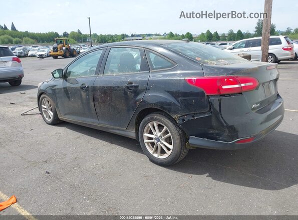 1FADP3F2XGL271248 2016 FORD FOCUS Черный Задняя левая четверть