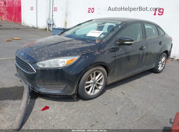 1FADP3F2XGL271248 2016 FORD FOCUS Черный Передняя левая четверть