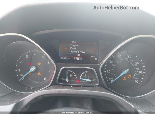 1FADP3F2XGL345980 2016 FORD FOCUS Silver Rear seats view