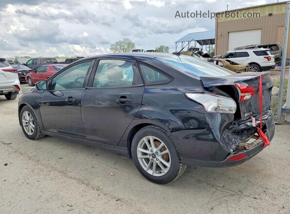 1FADP3F2XGL379417 2016 FORD FOCUS Черный Задняя левая четверть