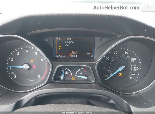 1FADP3F2XHL214131 2017 FORD FOCUS Silver 