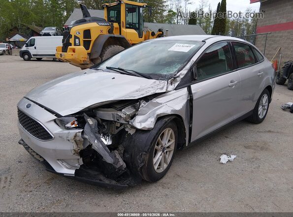 1FADP3F2XHL330445 2017 FORD FOCUS Silver Առջևի ձախ երեք քառորդ տեսարան